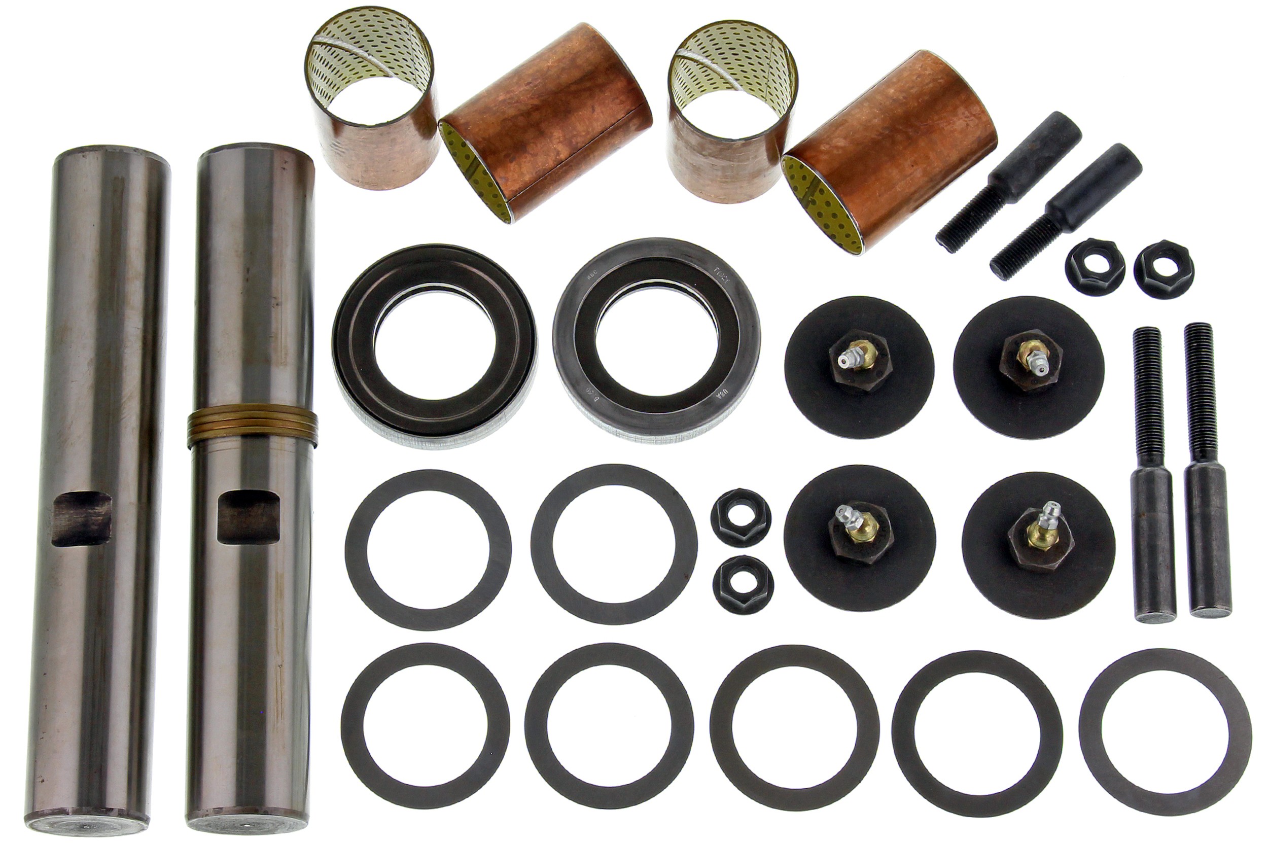 Front Steering King Pin Set | Mevotech Supreme MS400201 Fits Ford LA8000F 1997 - Main Image