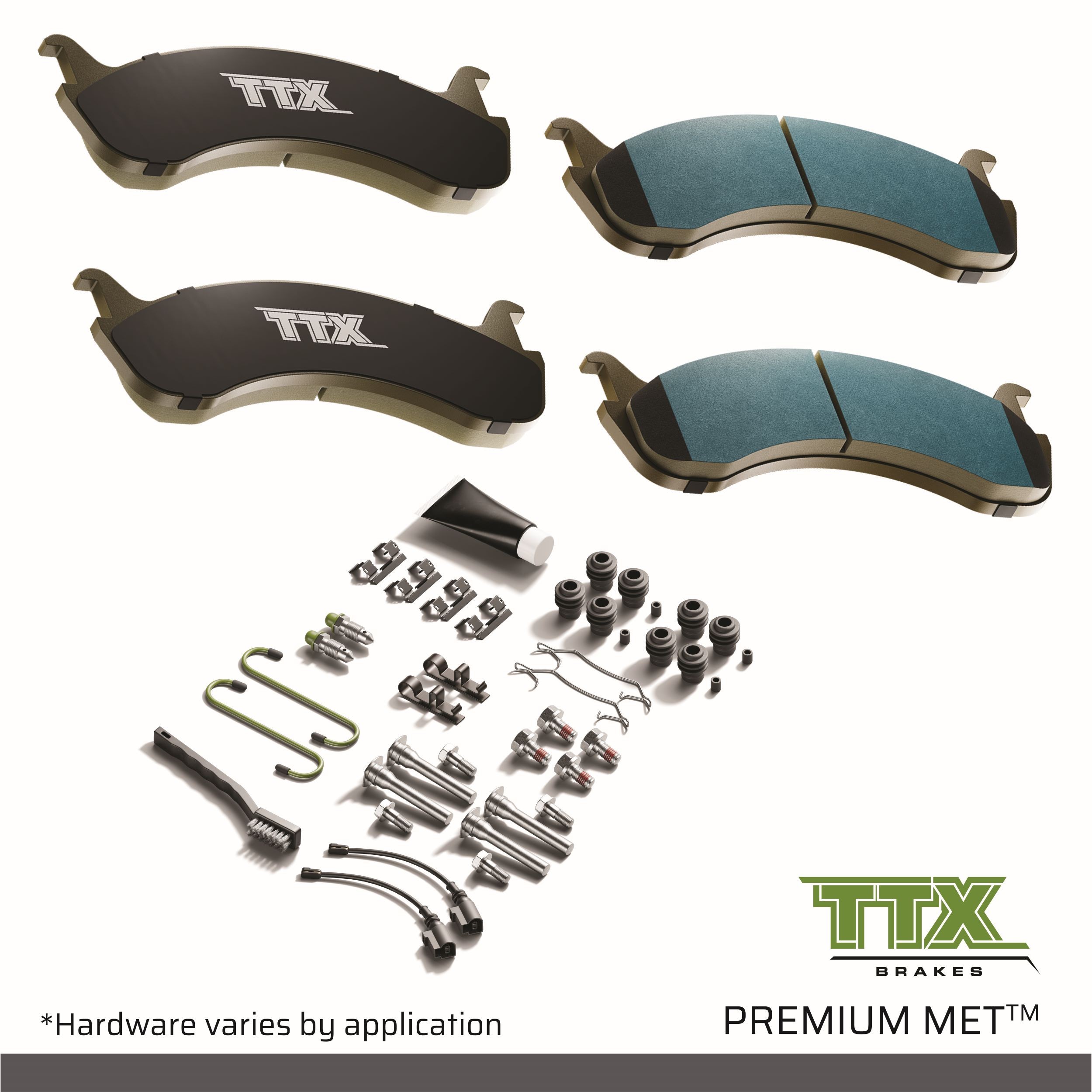 Rear Disc Brake Pad Set | Mevotech Supreme TXBPM2281 Fits Ford - Main Image