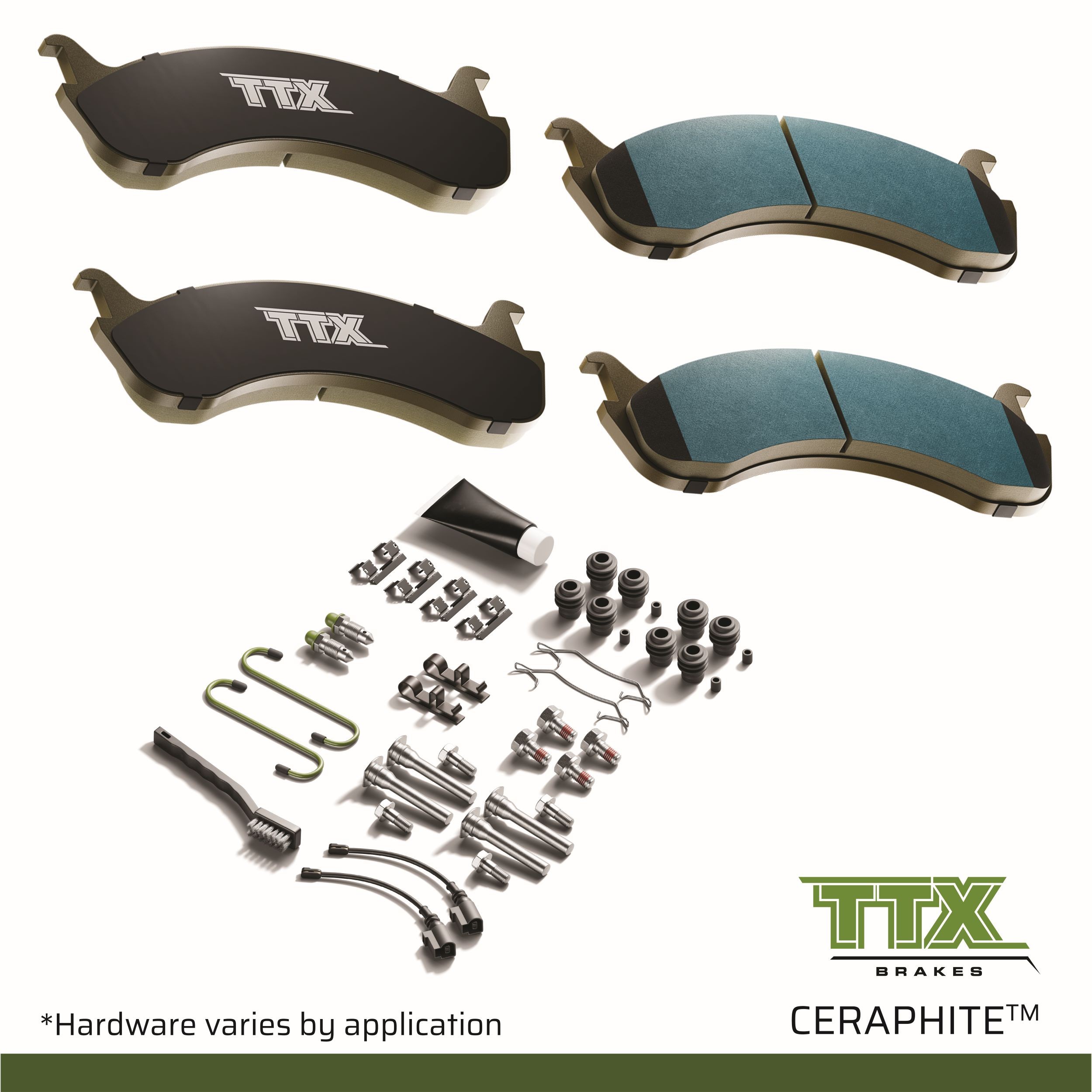 Rear Disc Brake Pad Set | Mevotech Supreme TXBCP2280 Fits Ford - Main Image