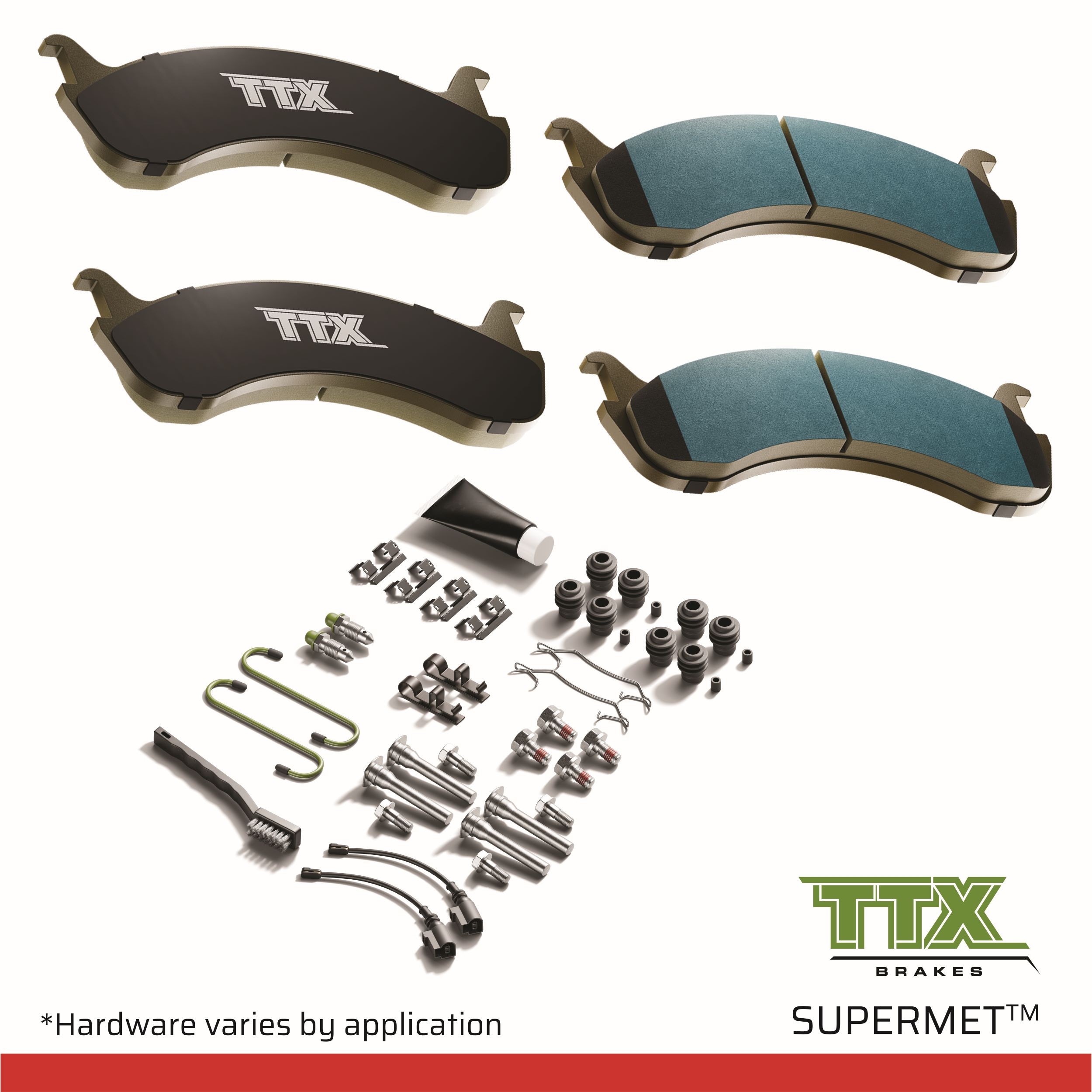 Front Disc Brake Pad Set | Mevotech Supreme TXBSM1399 Fits Ram Dodge - Main Image